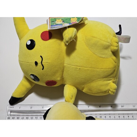 Vintage Pikachu And Pichu Band Presto Plushies 2000 DX Deluxe Stuffed Animal Toy - Picture 15 of 16